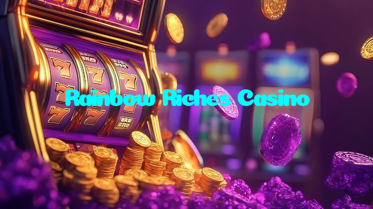 Rainbow Riches Casino casino presented on mobile device in Pakistan with slots and live games